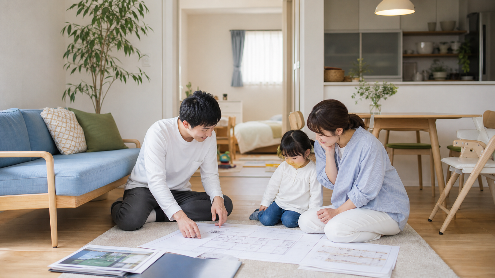 子育て世帯の賃貸間取り｜2LDKで足りる？年齢別の考え方 子育て世帯の間取り選びは「子ども部屋が必要になる時期」で決まる 解説イメージ