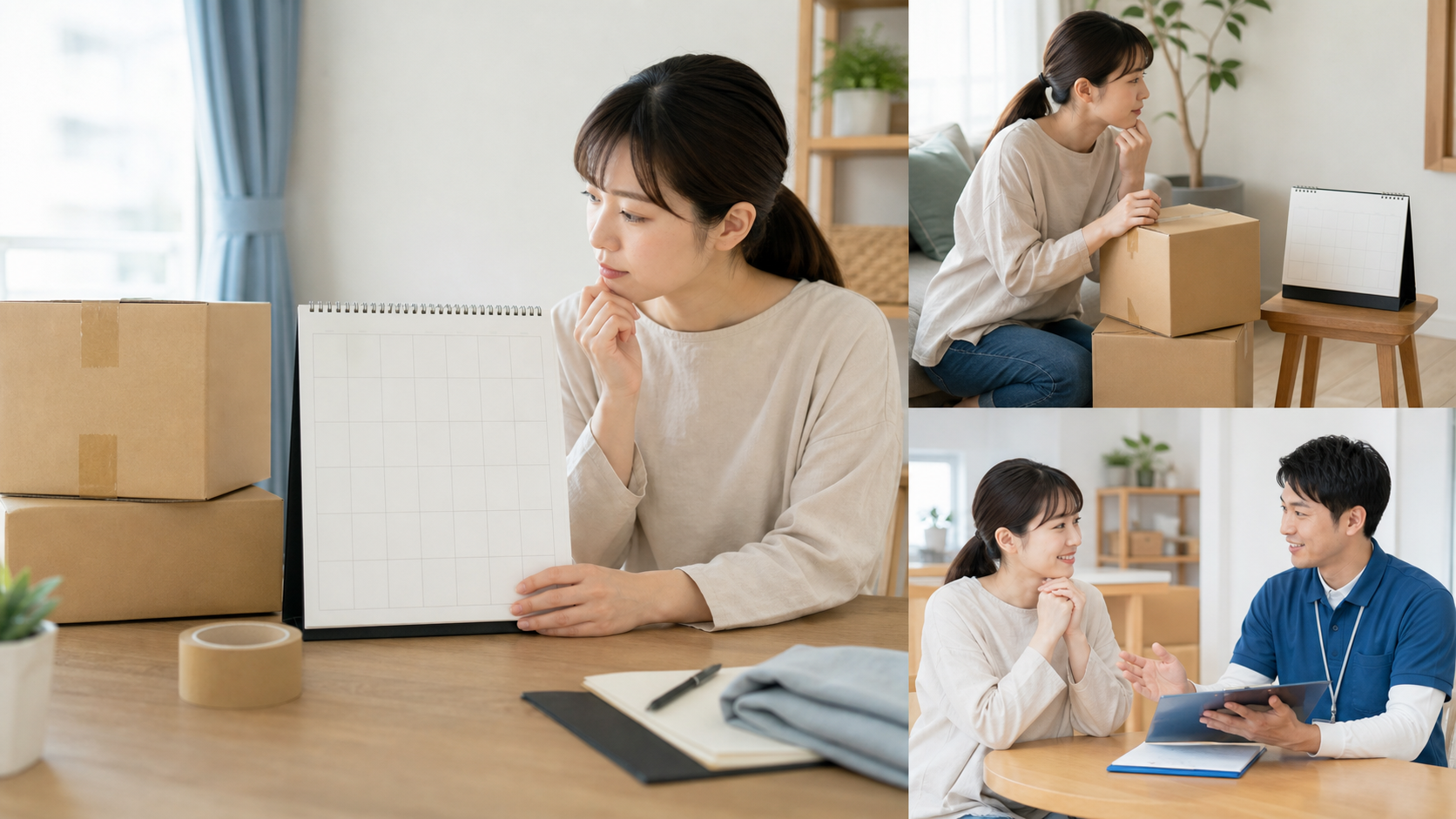 引越しが安い時期はいつ？料金カレンダーと値切りのコツ 月別・引越し料金カレンダー（傾向表） 解説イメージ