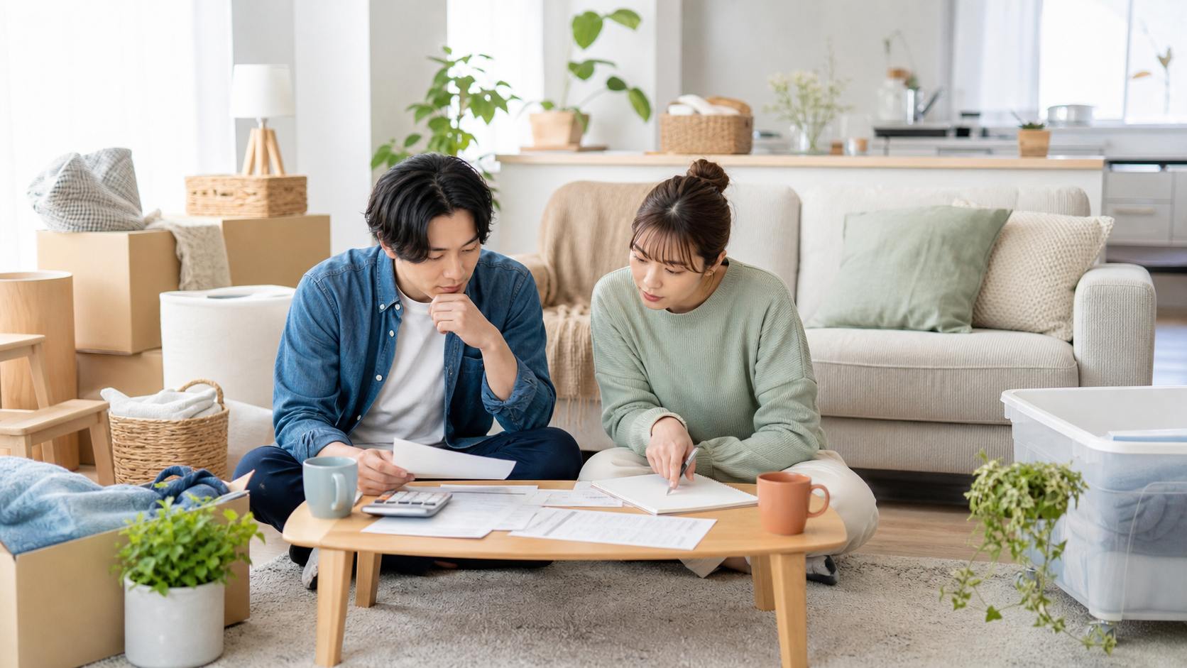 同棲準備の完全ガイド｜費用・手続き・部屋探しまで 同棲準備の全体像とスケジュール 解説イメージ