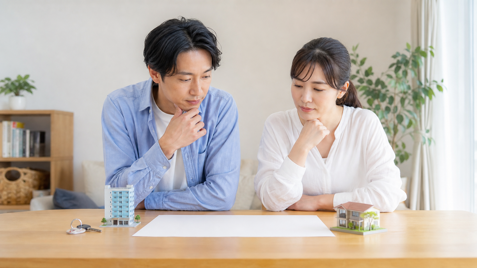 賃貸と購入どっちが得？後悔しない判断基準 生涯コストで比較すると差はどのくらい？(試算例) 解説イメージ