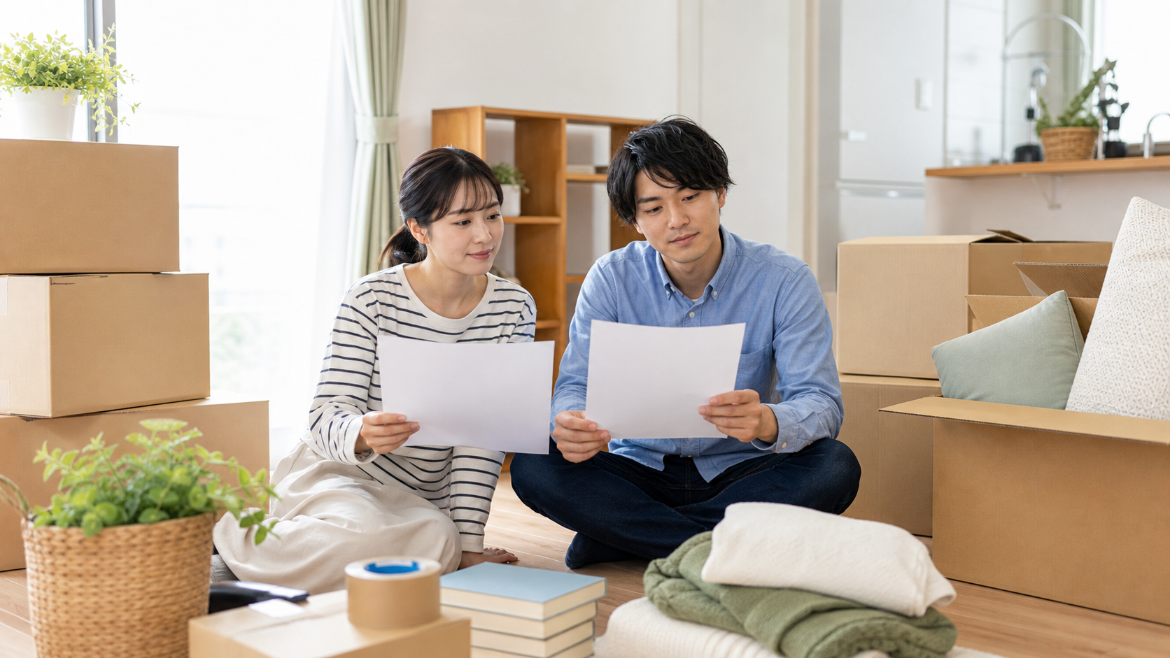引越しやることリスト時系列版｜1ヶ月前〜当日まで 【1ヶ月前】引越し業者の選定と旧居の解約連絡 解説イメージ