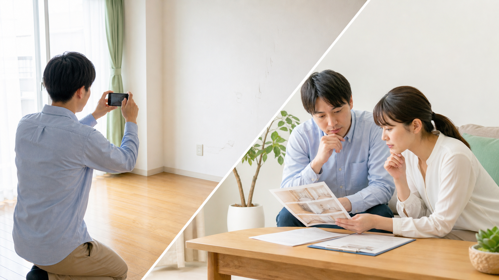 退去費用の相場はいくら？ぼったくり請求を防ぐ知識 借主が払う必要のあるもの・ないもの（原状回復ガイドライン） 解説イメージ