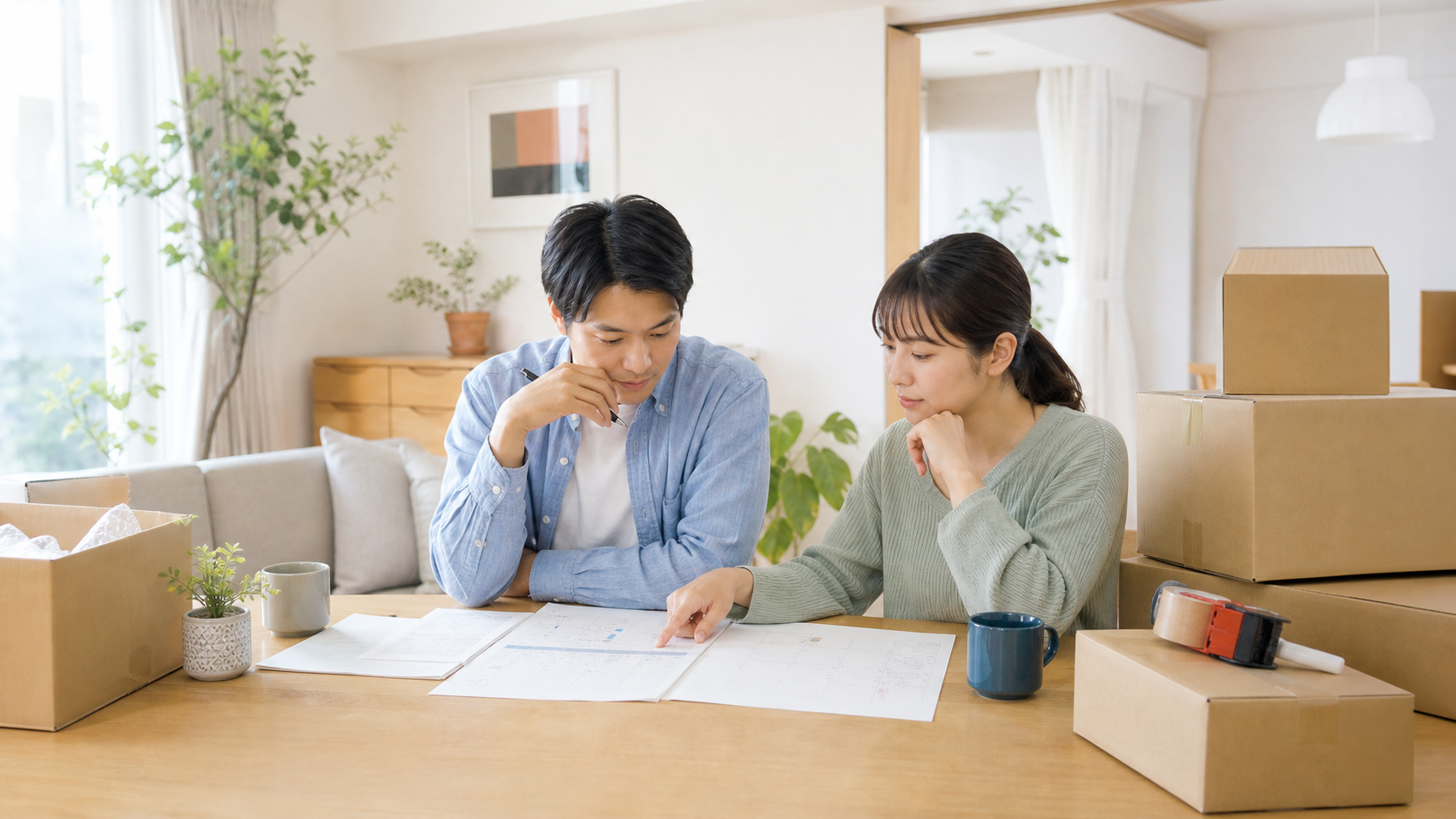 家族での転勤引越しやることリスト｜時系列チェックリスト付き 時系列やることリスト（内示直後〜入居後） 解説イメージ