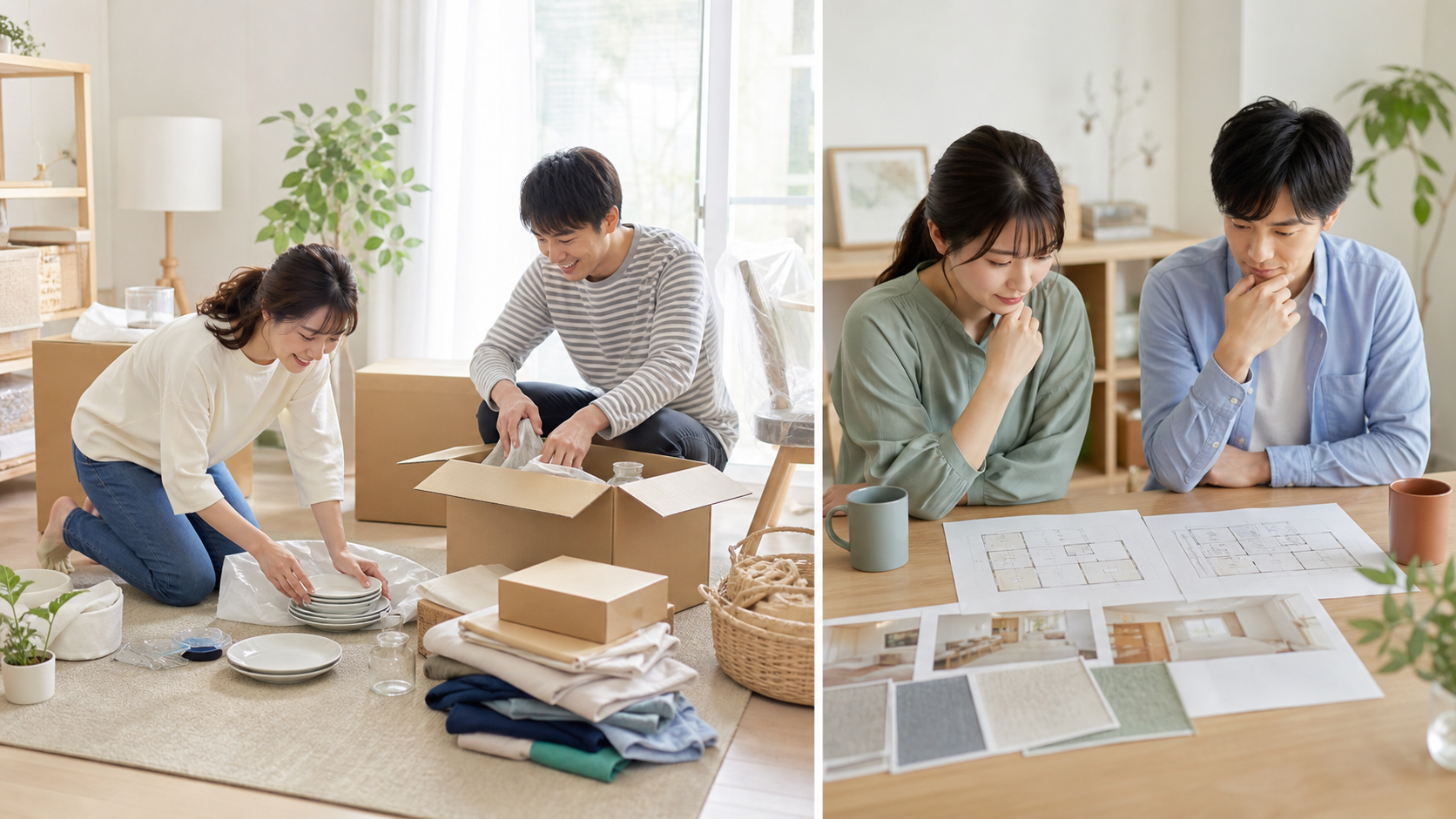 家族の引越しやることリスト｜子連れ引越しの段取り 【決定直後〜1.5ヶ月前】まず動くべき最優先タスク 解説イメージ