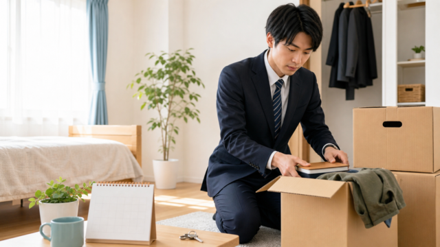新社会人の部屋探し完全スケジュール｜内定後〜入社までの動き方 アイキャッチ画像