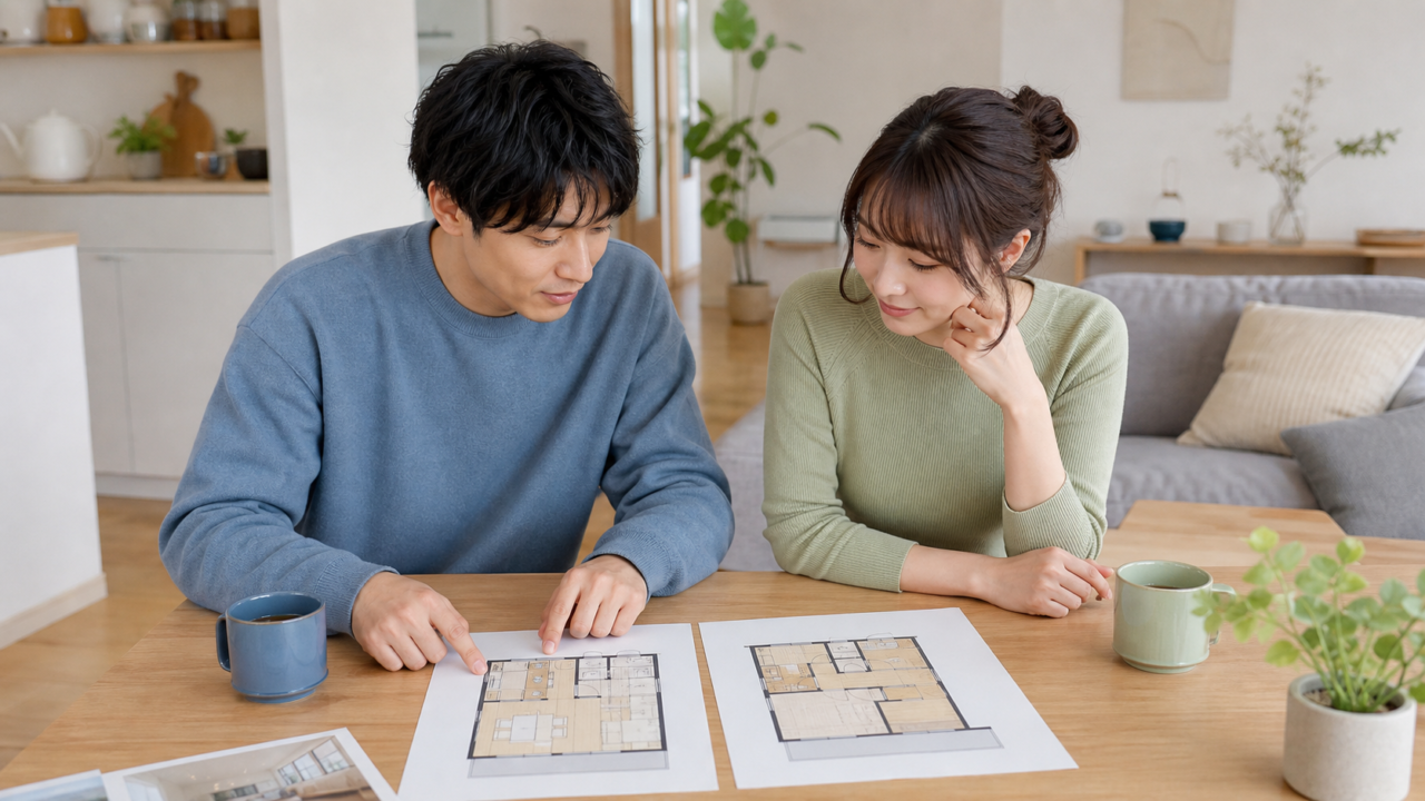 同棲は1LDKと2DKどっち？ケンカしない間取りの選び方 アイキャッチ画像